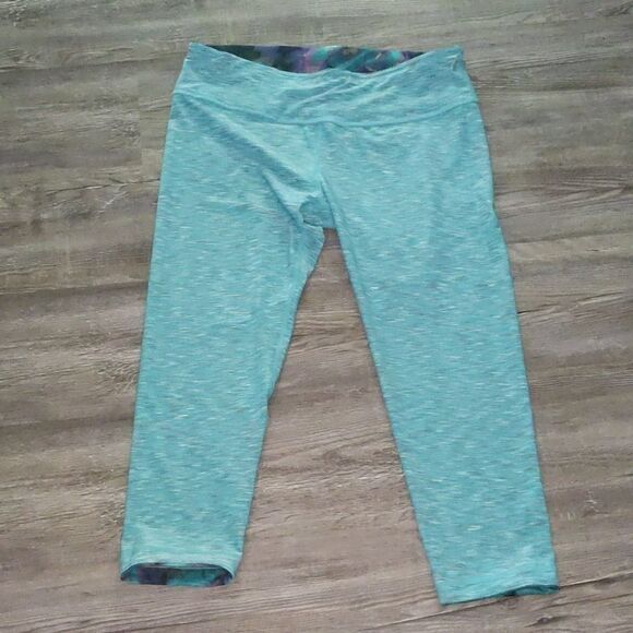Active Life Reversible workout leggings Sz L - Picture 8 of 10